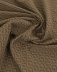 Brown Jacquard Fabric 3695