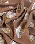 Brown Linen Fabric 99790