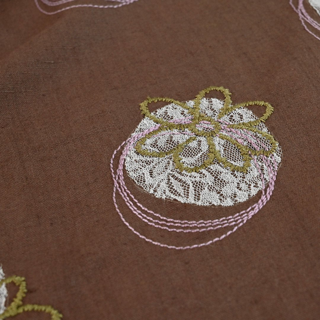 Brown Linen Fabric 99790