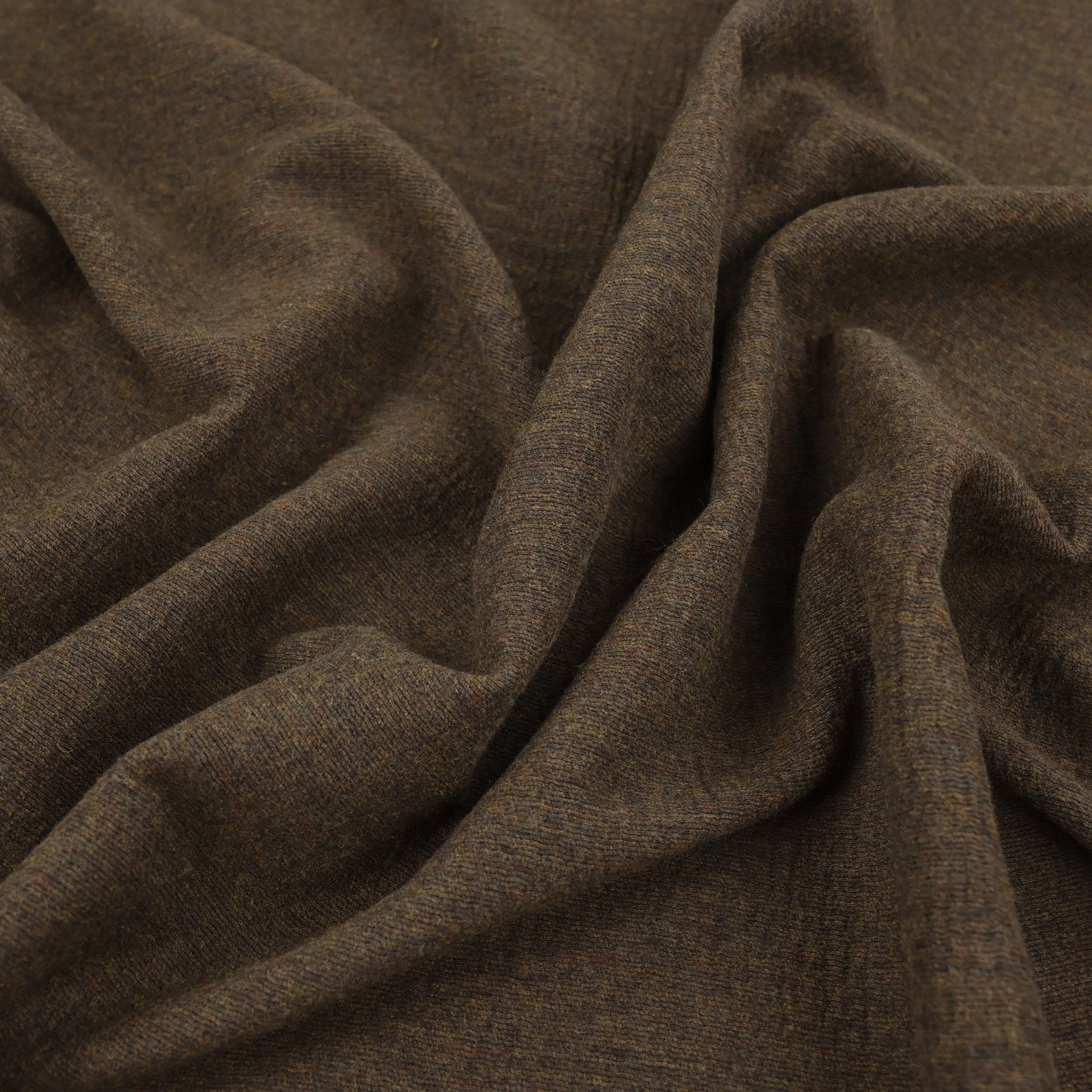 Brown Melange Jacket Fabric 96953