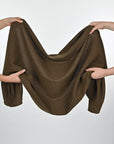 Brown Melange Jacket Fabric 96953