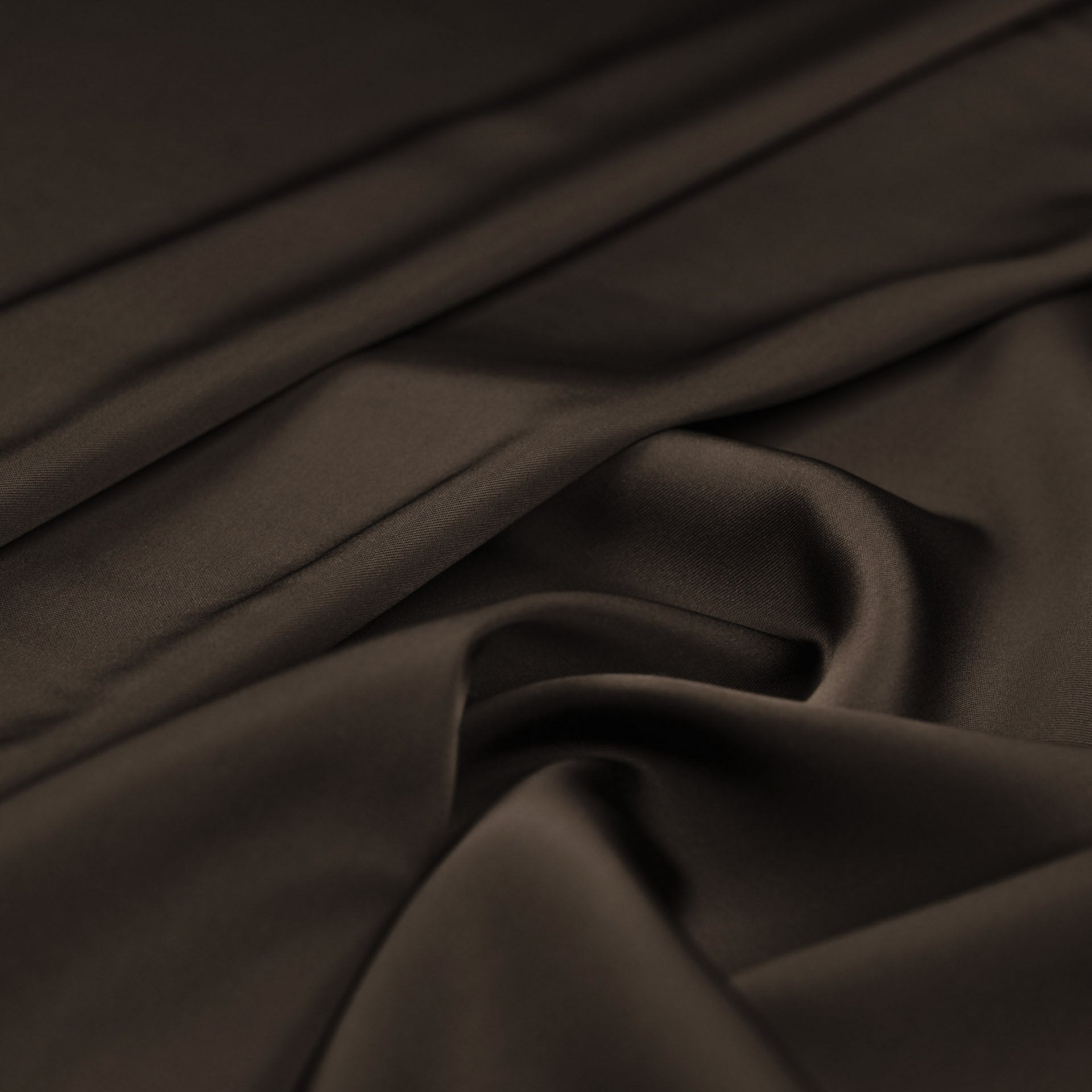 Brown Stretchy Satin Fabric 6649