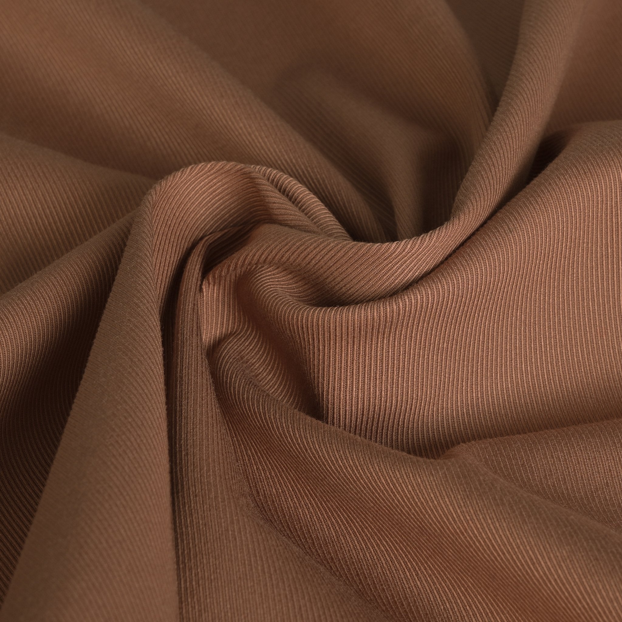 Brown Stretchy Twill Fabric 5688