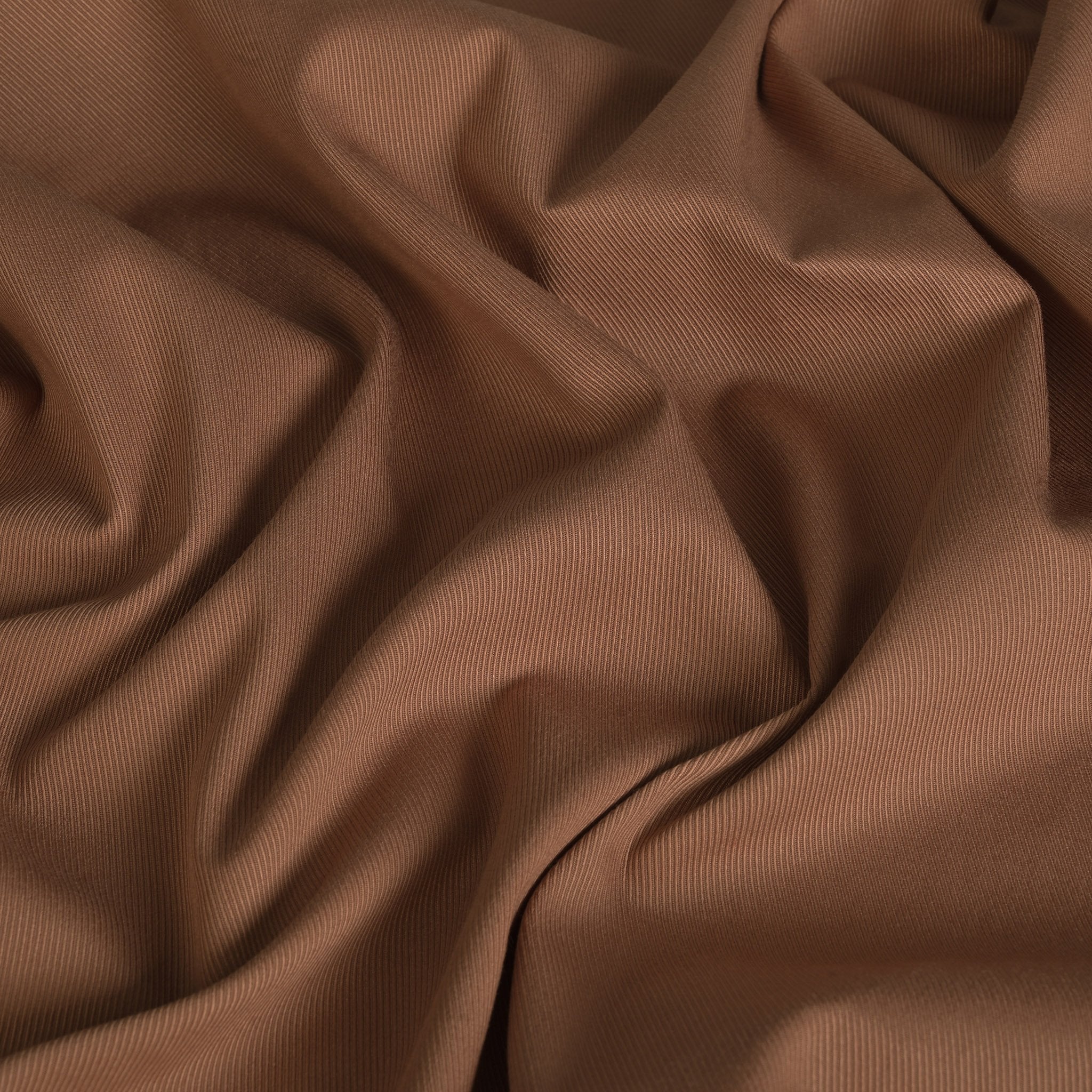 Brown Stretchy Twill Fabric 5688