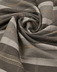 Brown Twill Stripes Fabric 97406