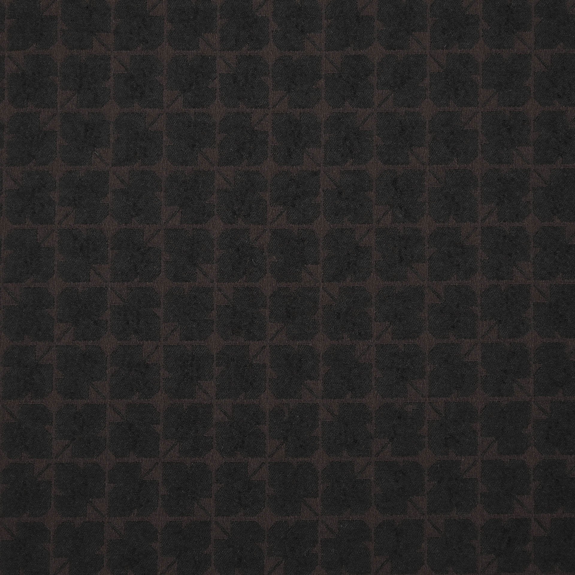 Brown and Black Jacquard Fabric 99767