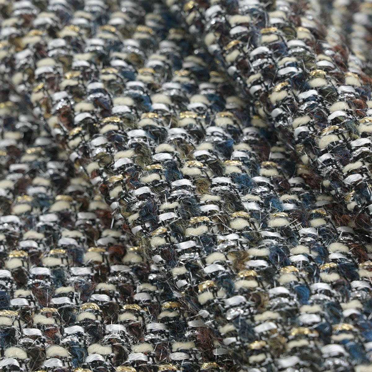 Brown Tweed Fabric 97199