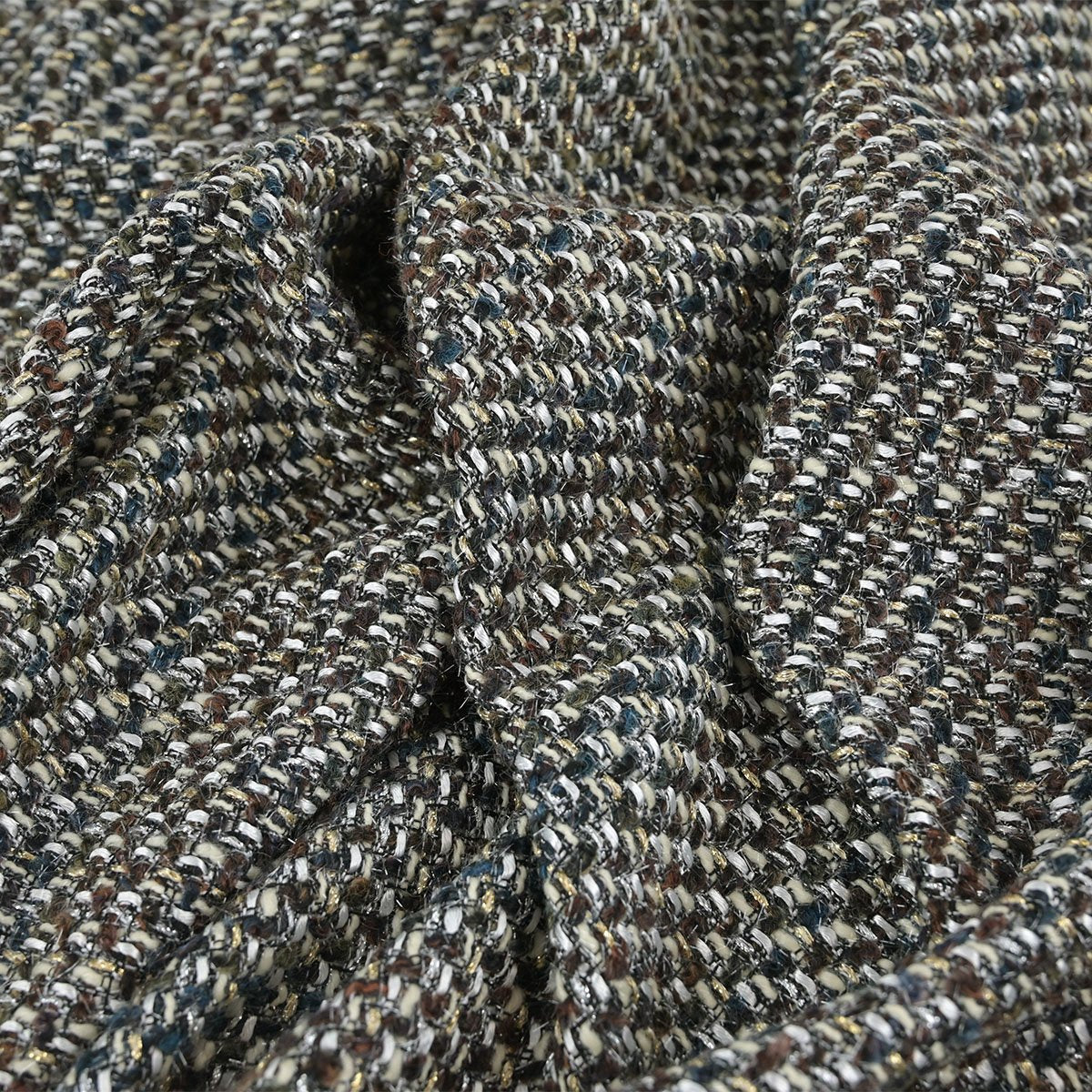 Tan on sale tweed fabric