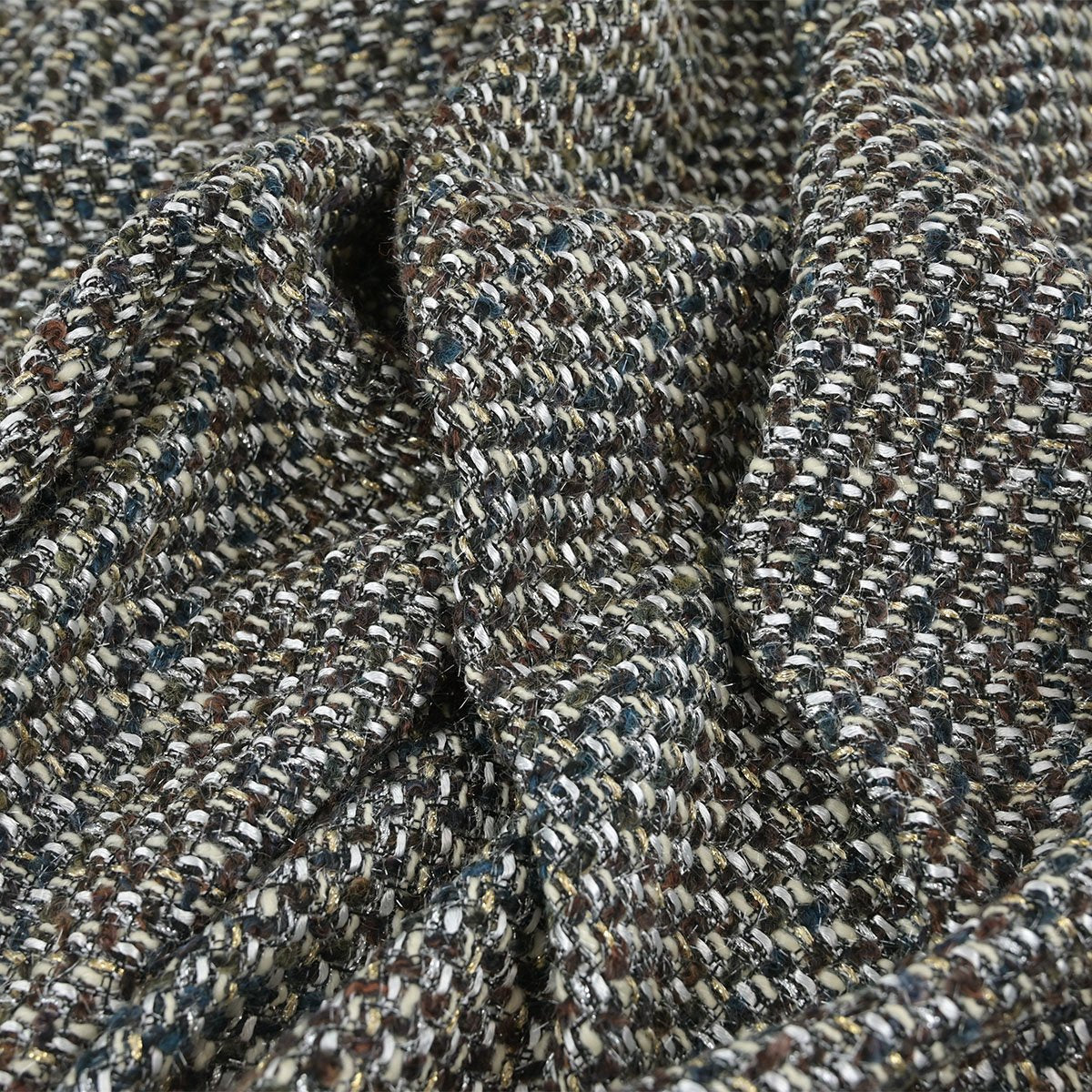 Brown Tweed Fabric 97199