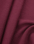 Burgundy Bouclé Fabric 96871