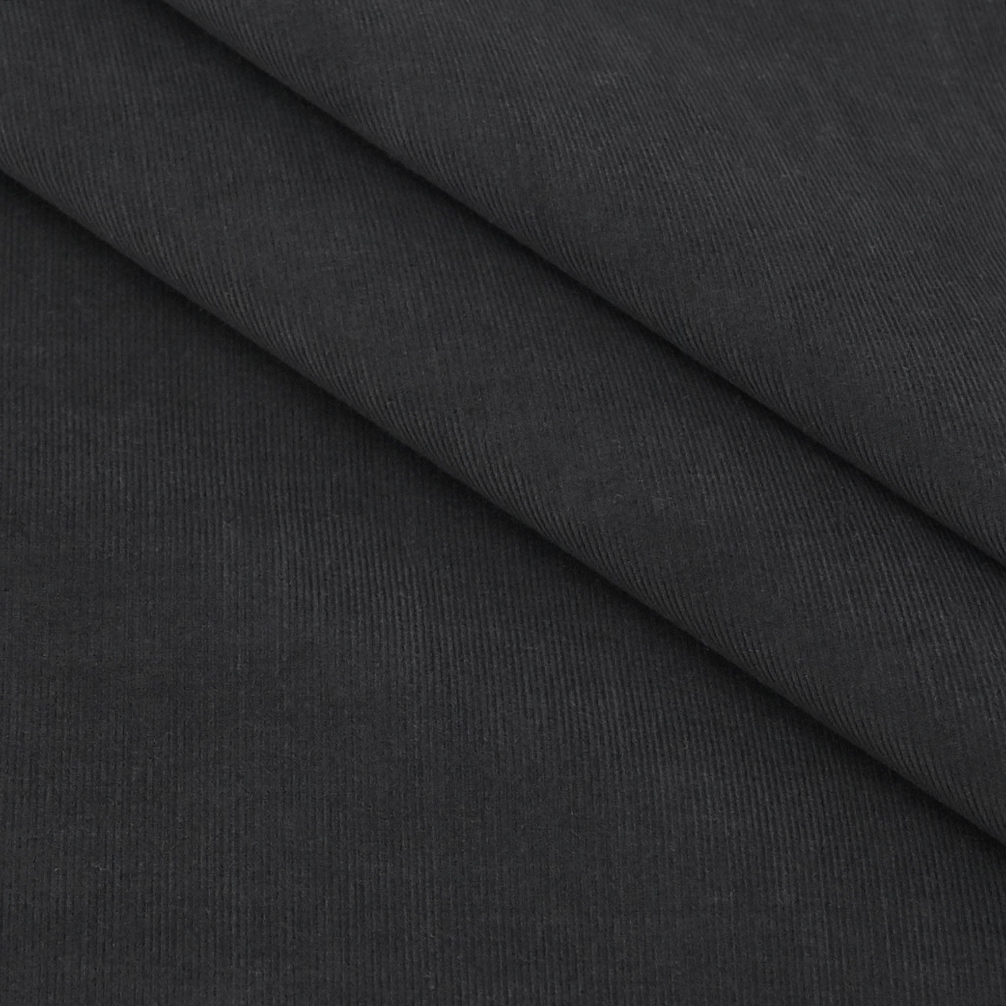 Charcoal Grey Courduroy Fabric 97419