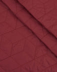 Cherry Red Quilted Fabric 4568