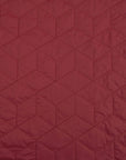 Cherry Red Quilted Fabric 4568