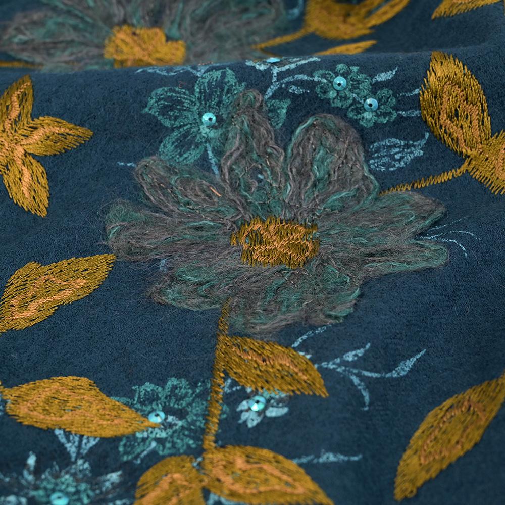 China Blue Coating Fabric 99785 - Fabrics4Fashion