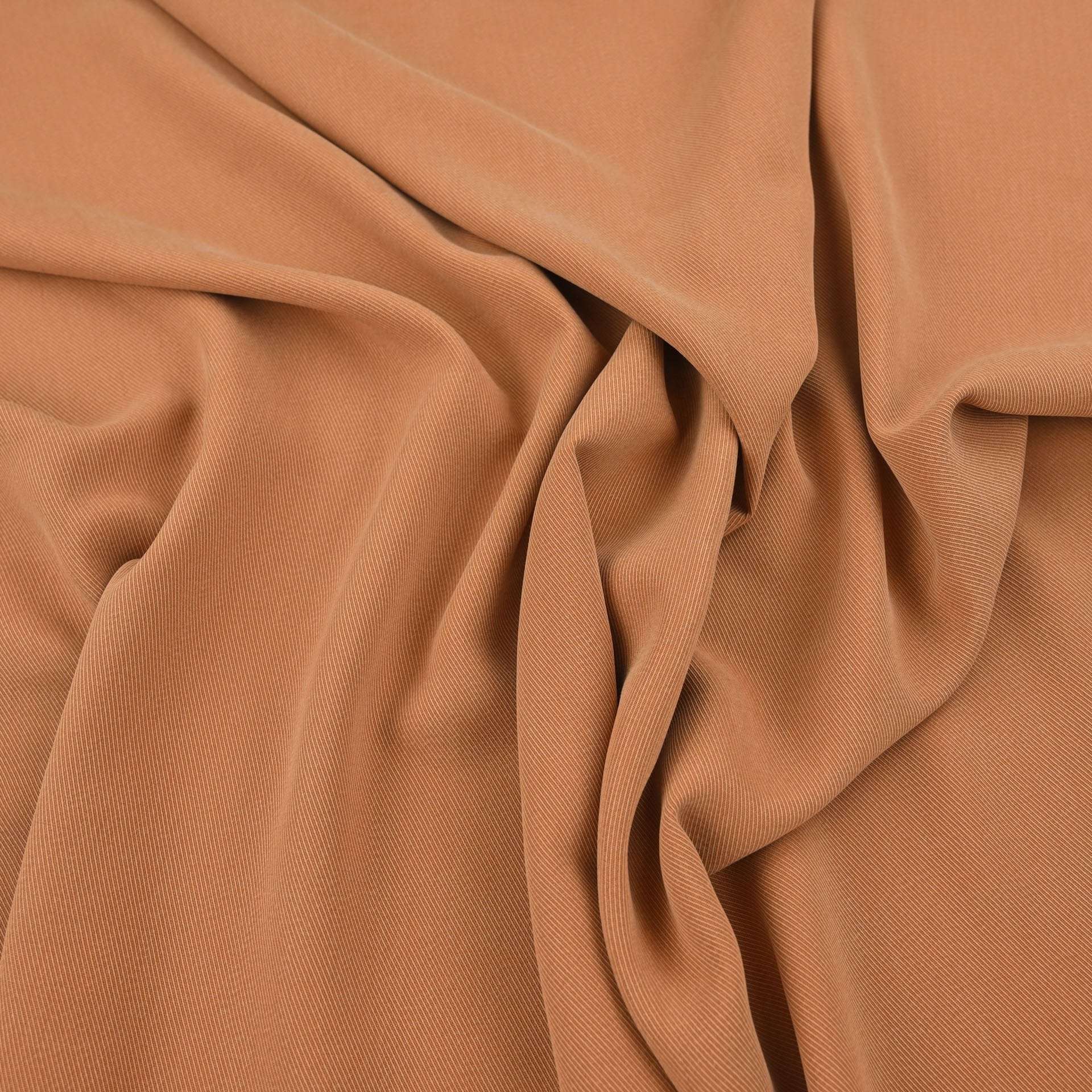 Copper Brown Twill Fabric 6183