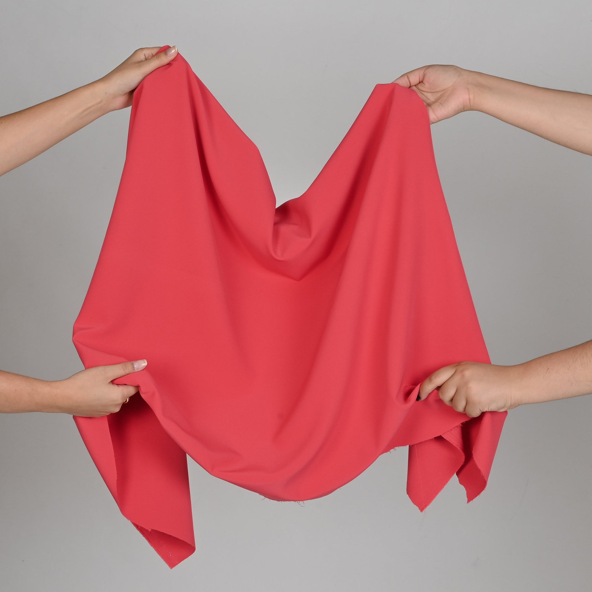Coral Crepe Fabric 2063