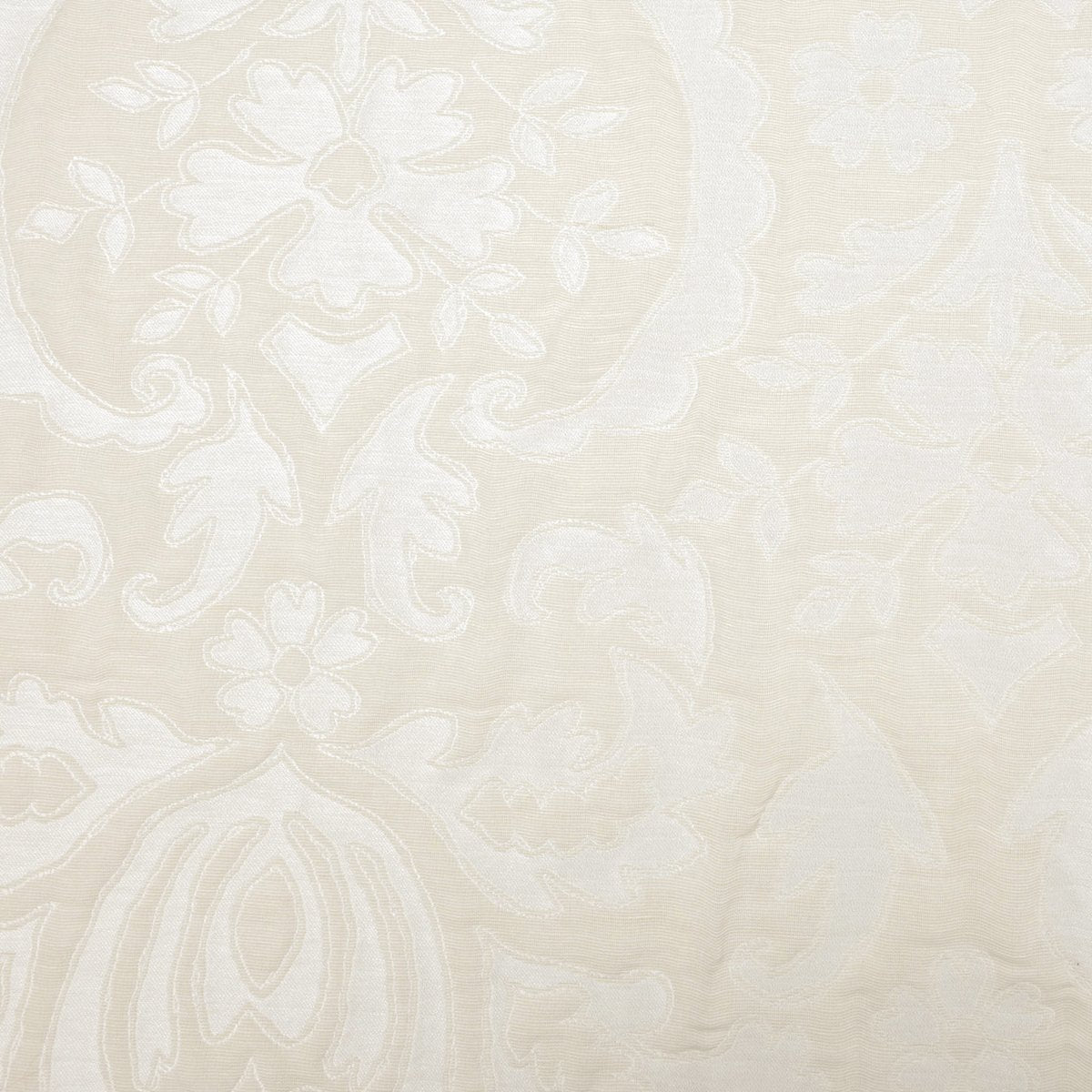 Cream Floral Jacquard Fabric 97605