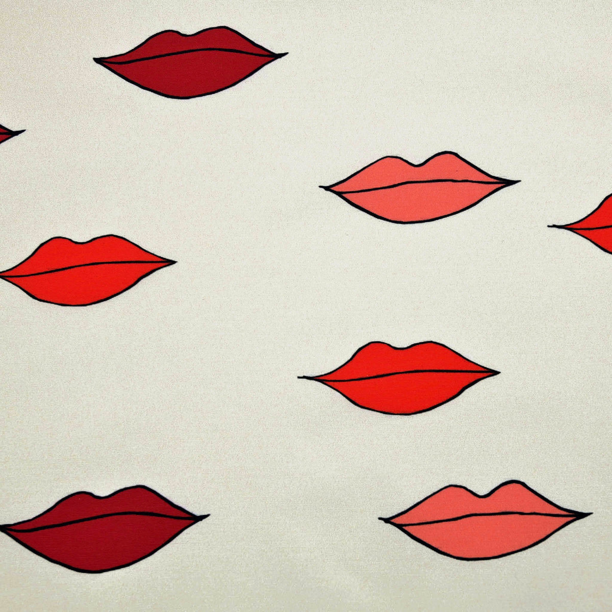 Cream Grosgrain Print Fabric 2721 – Fabrics4Fashion
