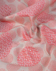Cream Red Geometric Jacquard 99817 - Fabrics4Fashion
