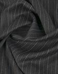 Graphite Chalk Stripe Fabric 99849