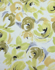 Green Floral Print Fabric 98683