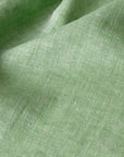 Green Linen Fabric 418