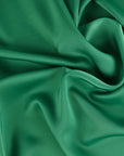 Green Satin fabric