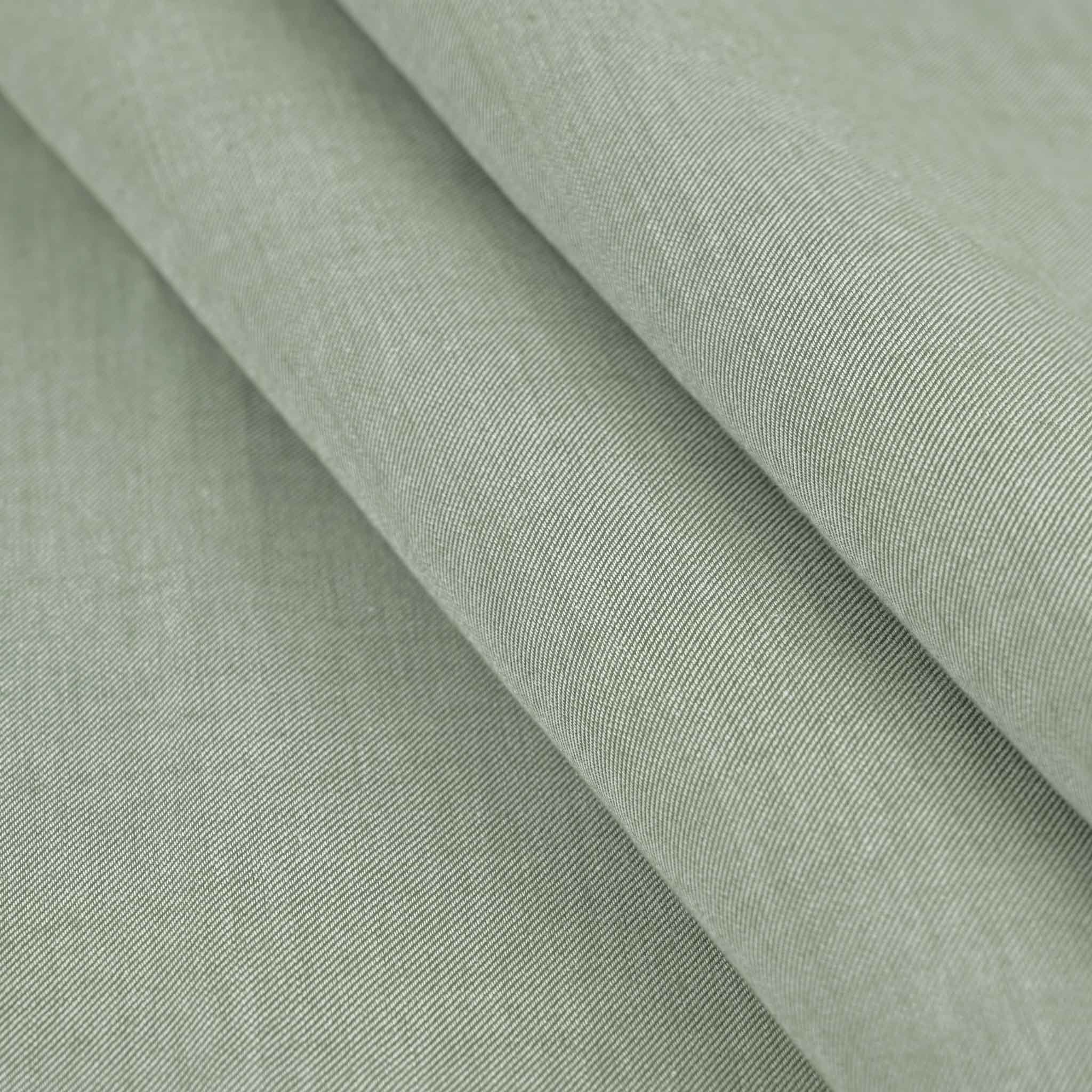Green Twill Fabric 3486
