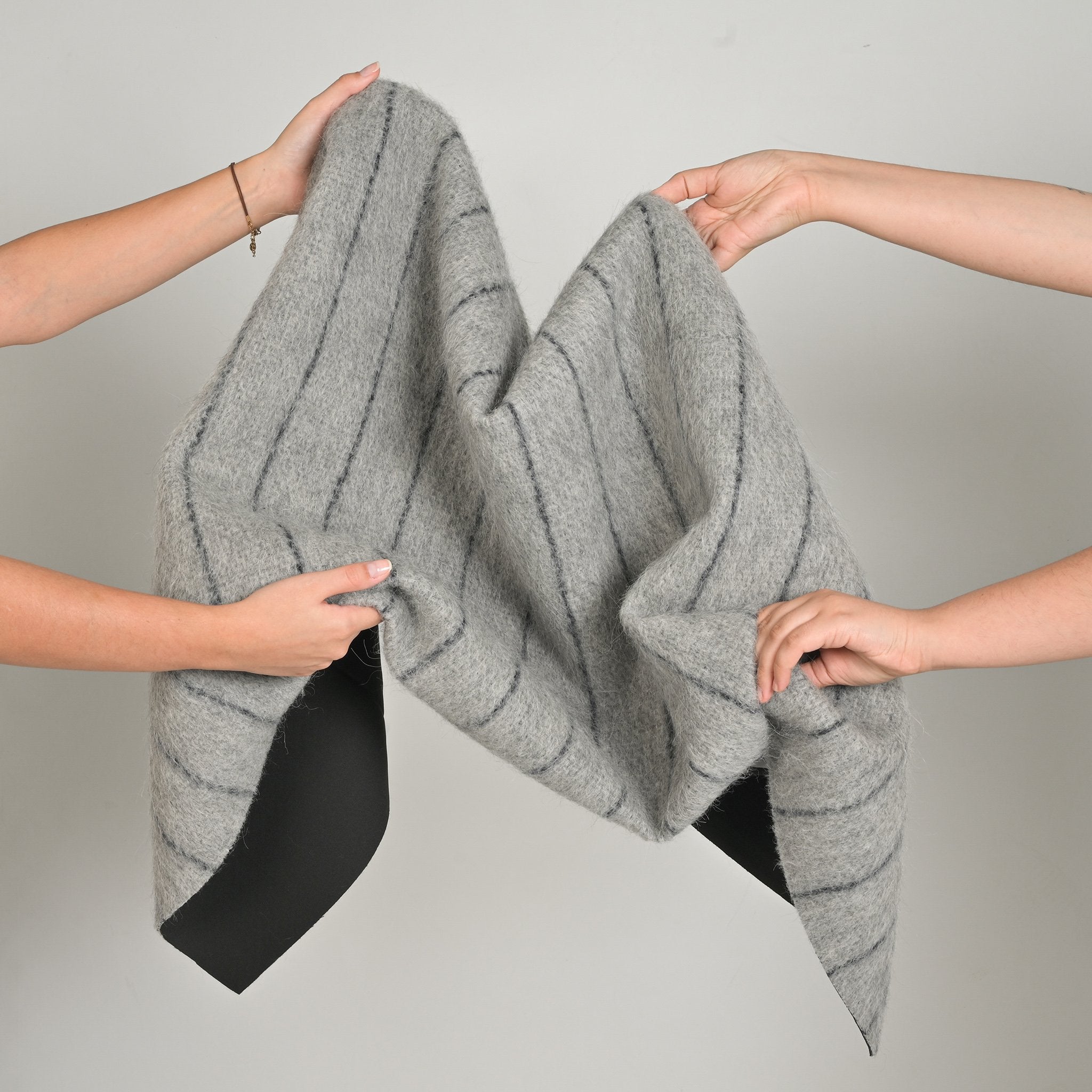 Grey Bonded Coating Fabric 319