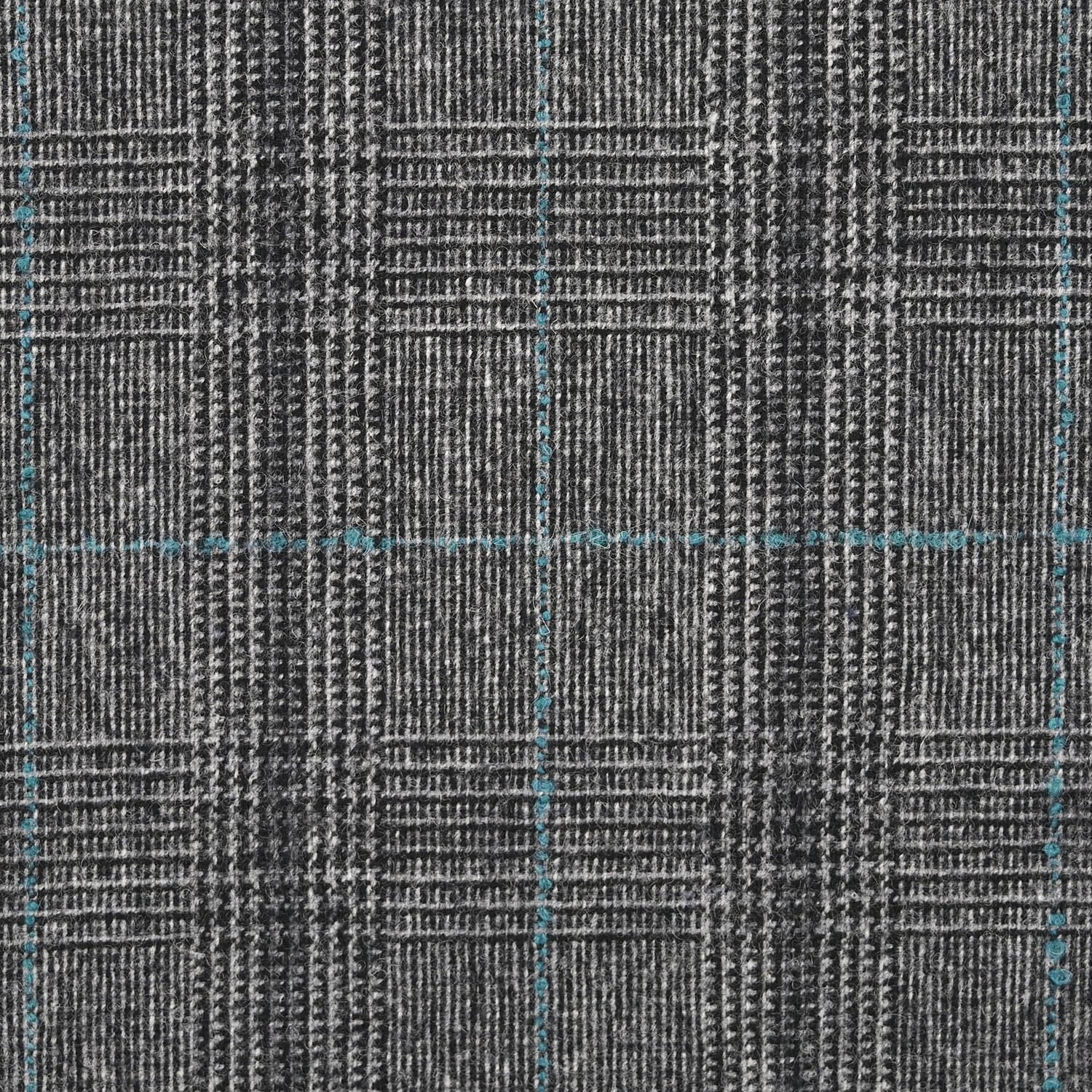 Grey Check Suiting Flannel 4817