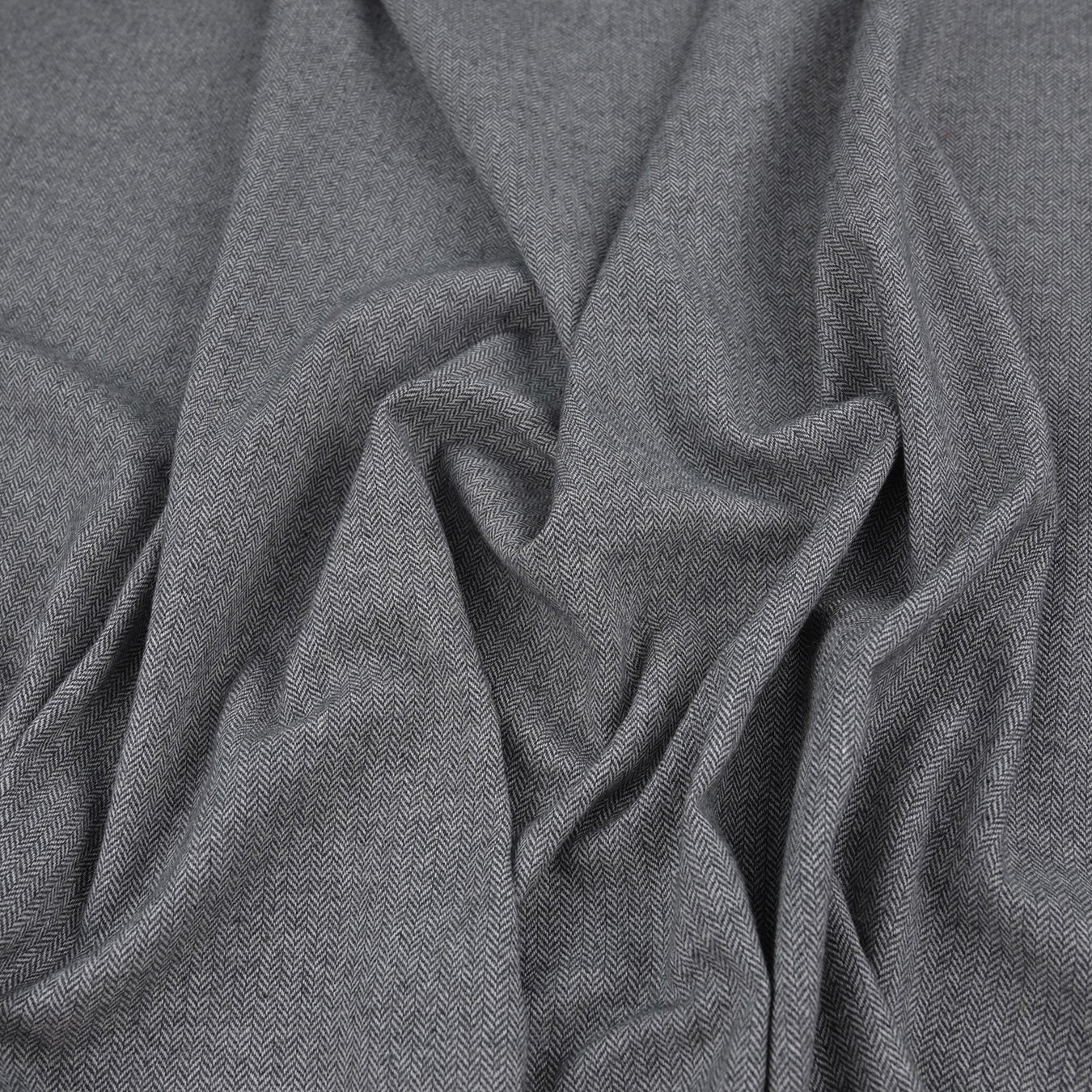 トップス n.hoolywood gray cotton herringbone ANICHINI | Quorum Soft Herringbone Upholstery Linen Fabric