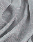 Grey Prince of Wales Suiting Fabric 98838
