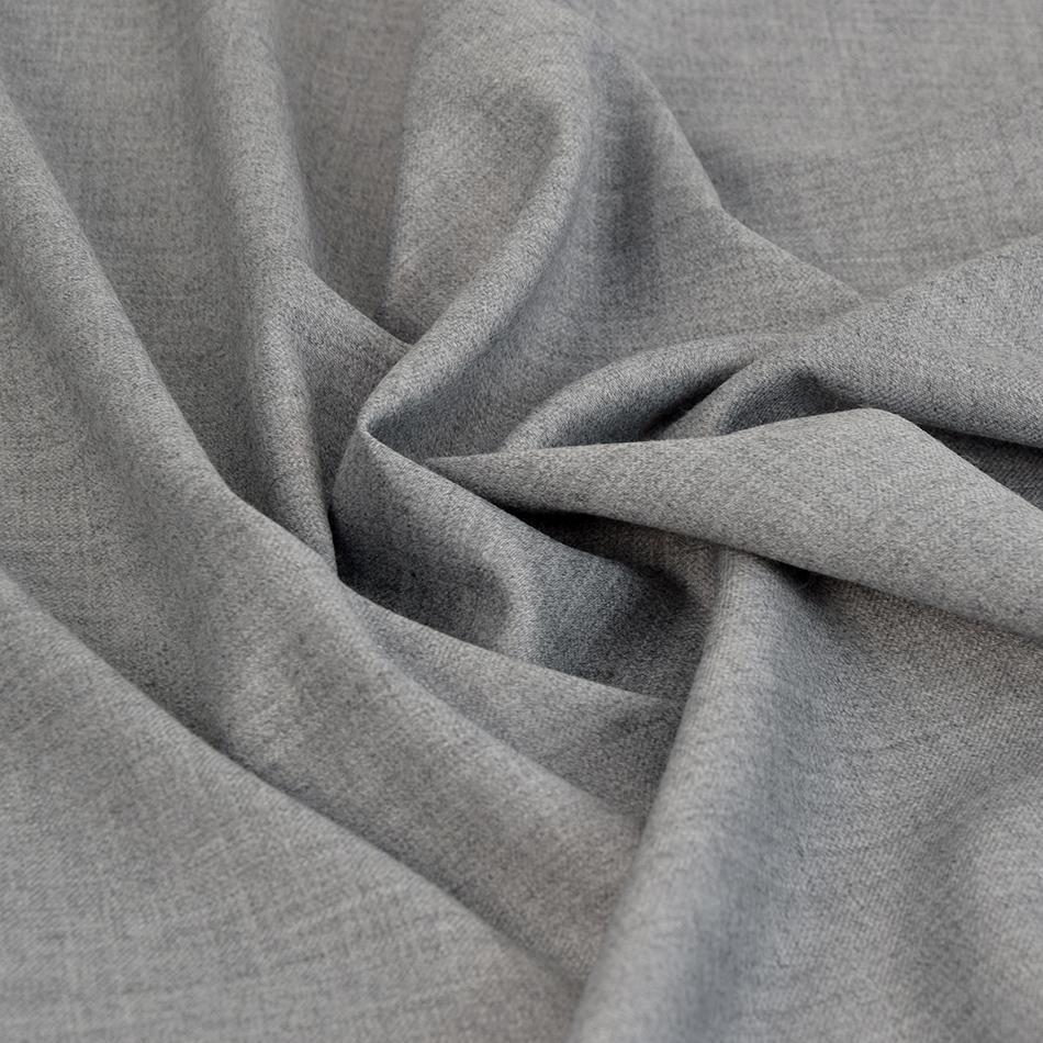 Grey  Suiting Flannel 562 - Fabrics4Fashion