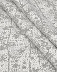 Ivory Abstract Jacquard Fabric 97603