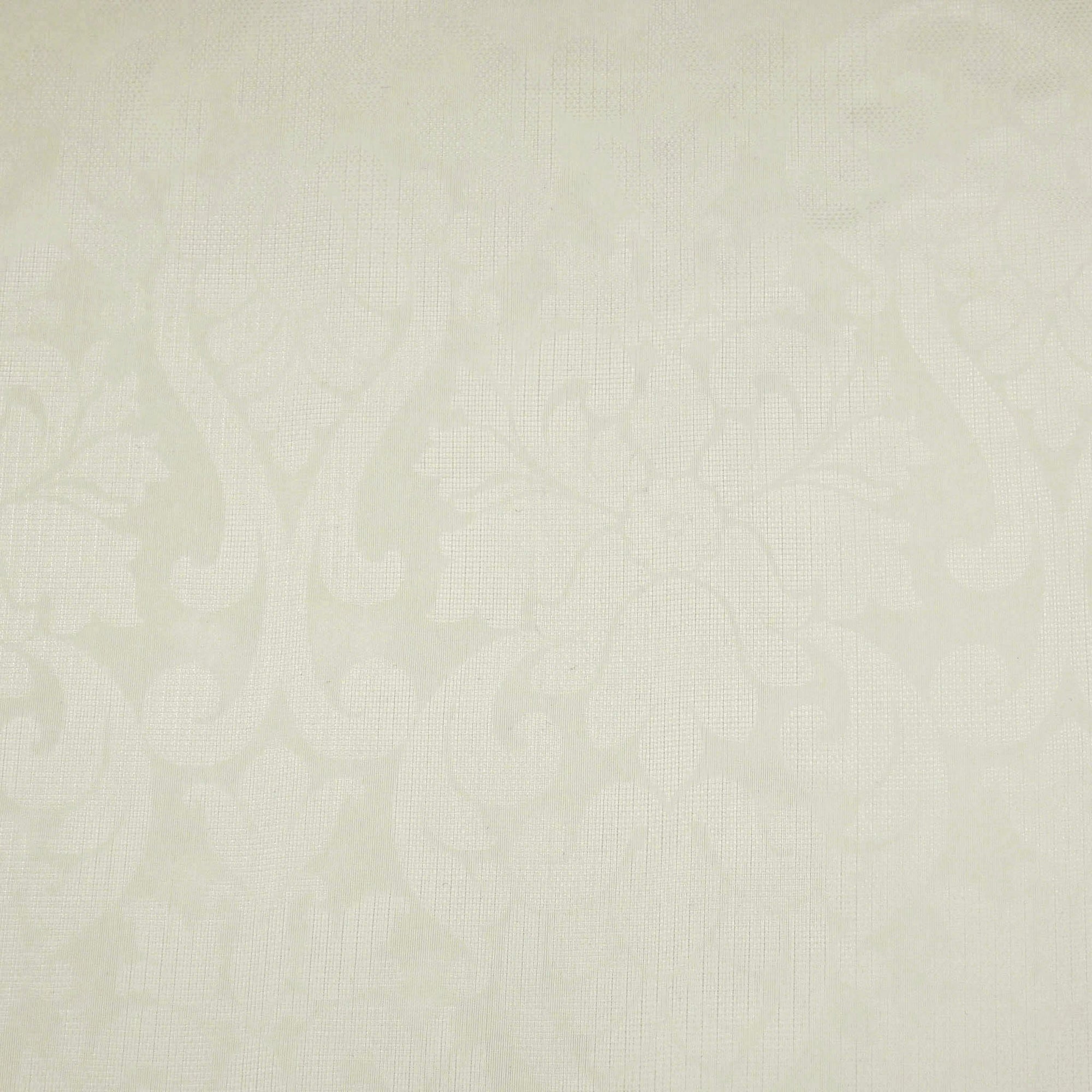 Ivory Organza Silk Fabric 97606