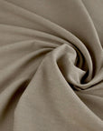 Khaki Beige Linen Blend Fabric