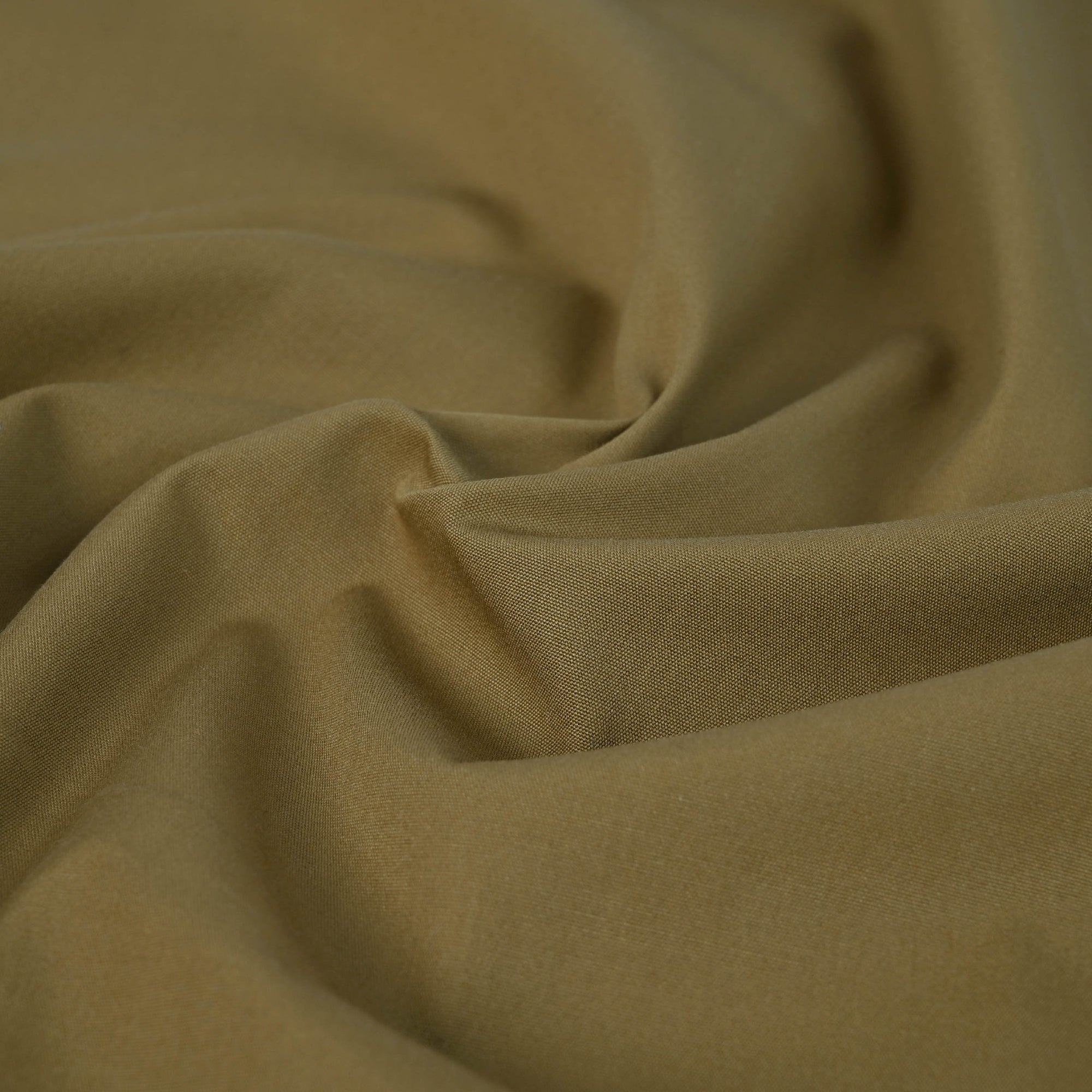 Khaki Plain Poplin 3713 fabric