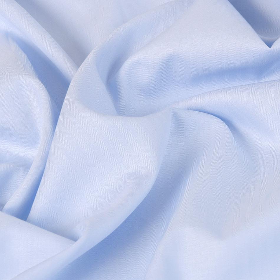 Light Blue Cotton Herringbone 2155 - Fabrics4Fashion