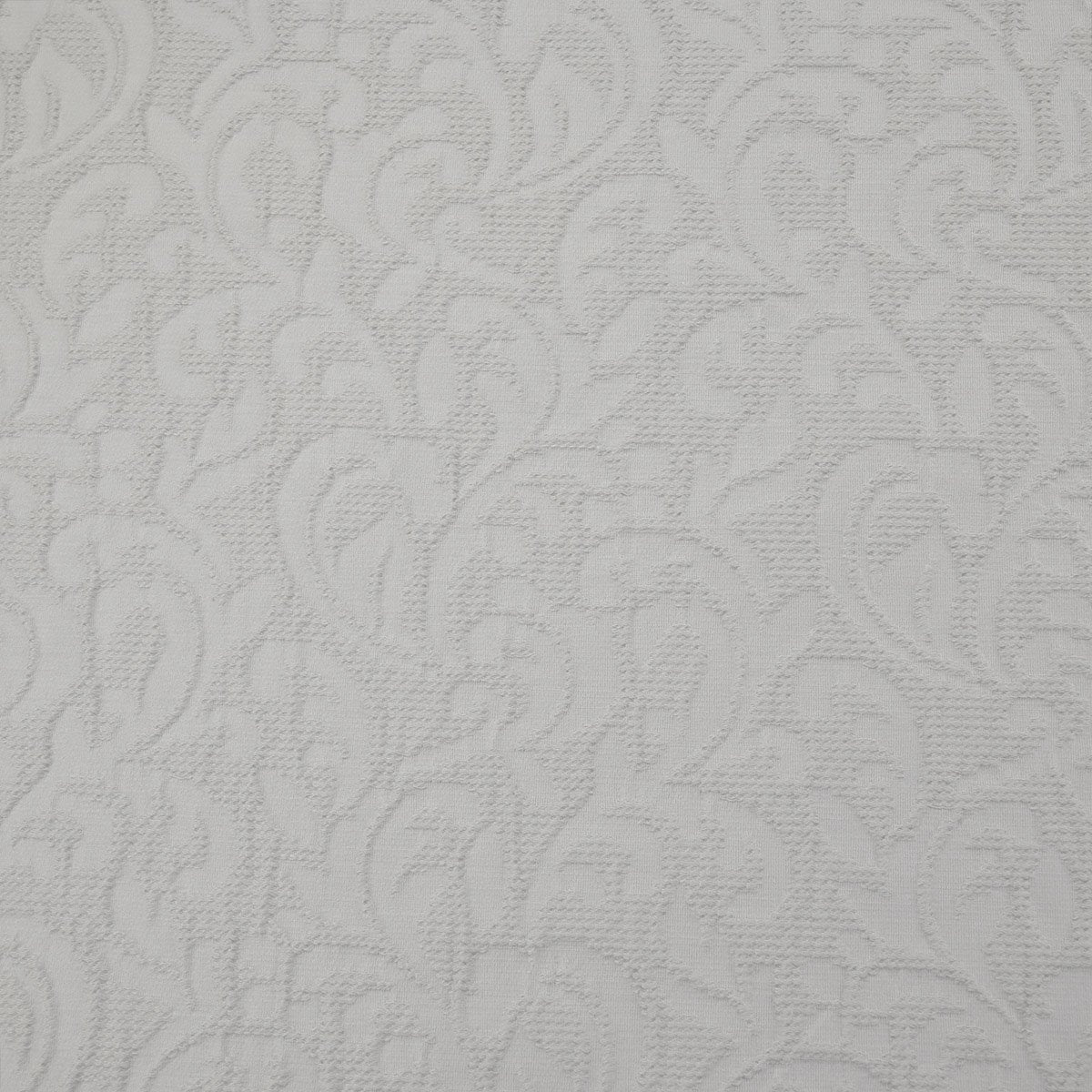 Light Grey Floral Jacquard Fabric 96641