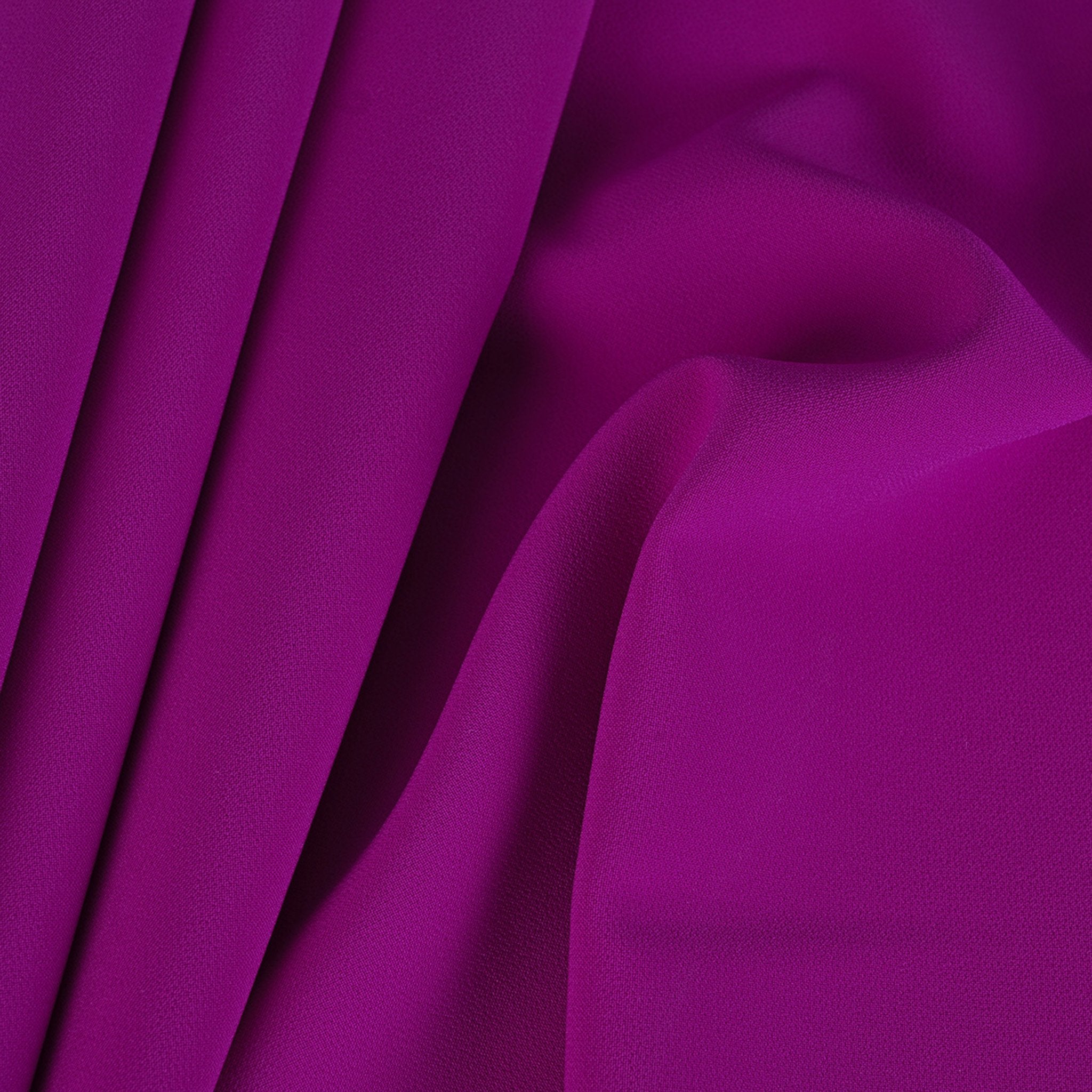 Magenta Double Crepe Fabric 3083 – Fabrics4Fashion