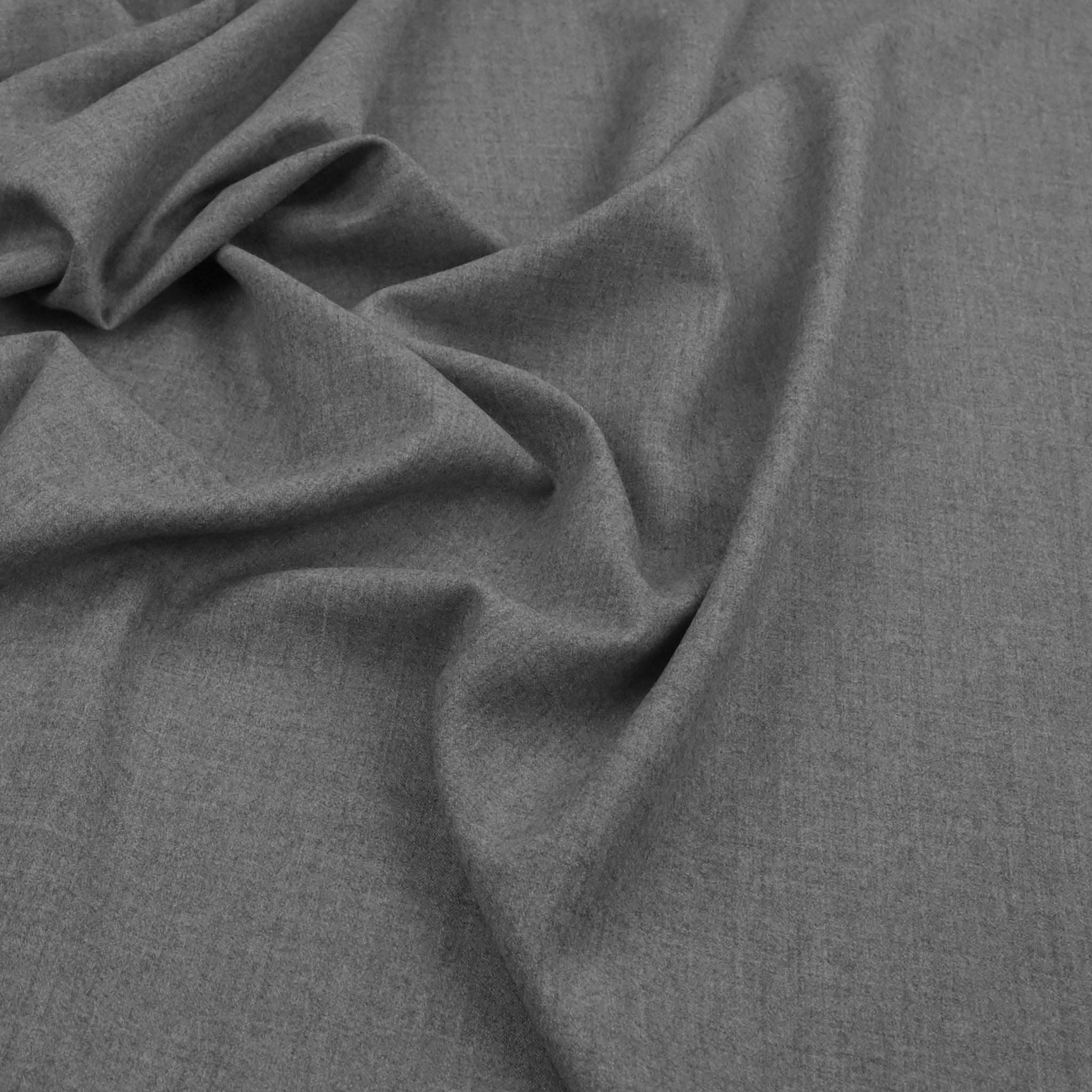 Melange Grey Suiting Flannel 98855