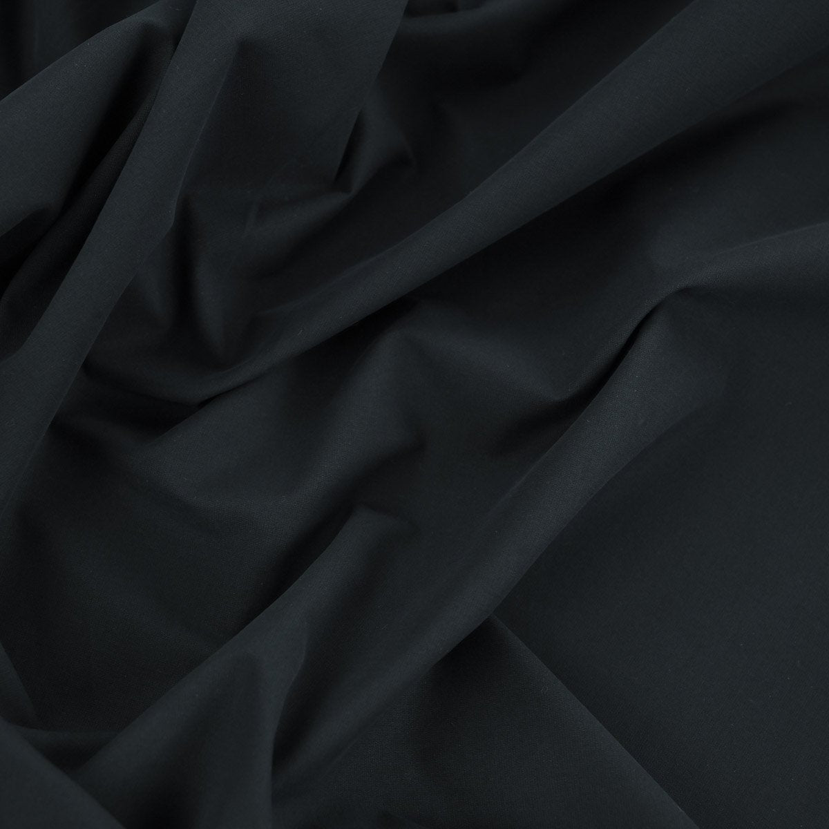 Midnight Blue Poplin Fabric 96300