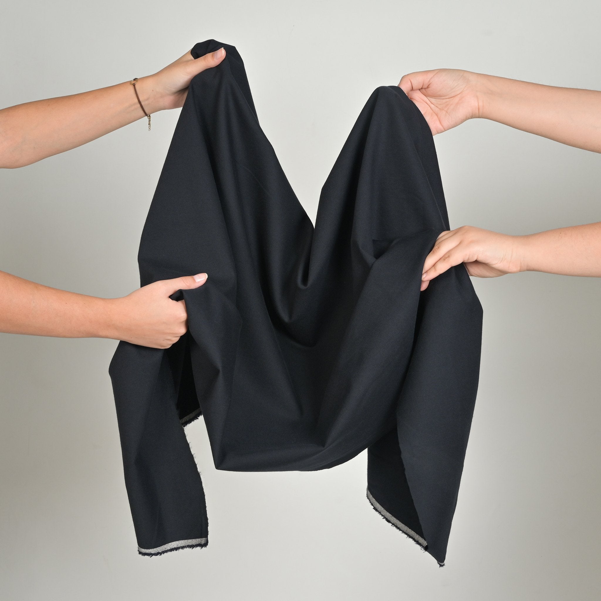 Midnight Suiting Stretchy Fabric 4679 Fabrics4Fashion