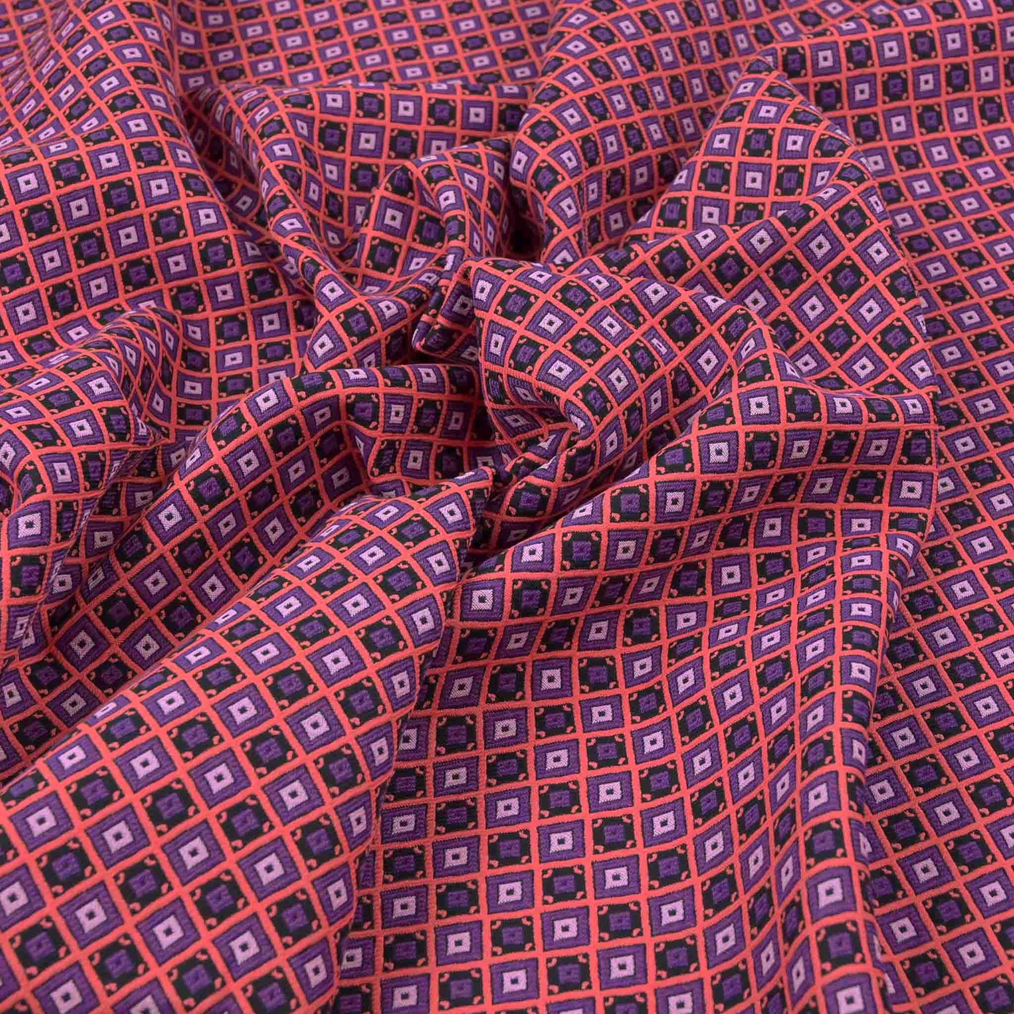 Multicolor Geometric Jacquard 97473