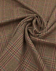 Camel Check Jacket Fabric 98830