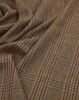 Camel Check Jacket Fabric 98830