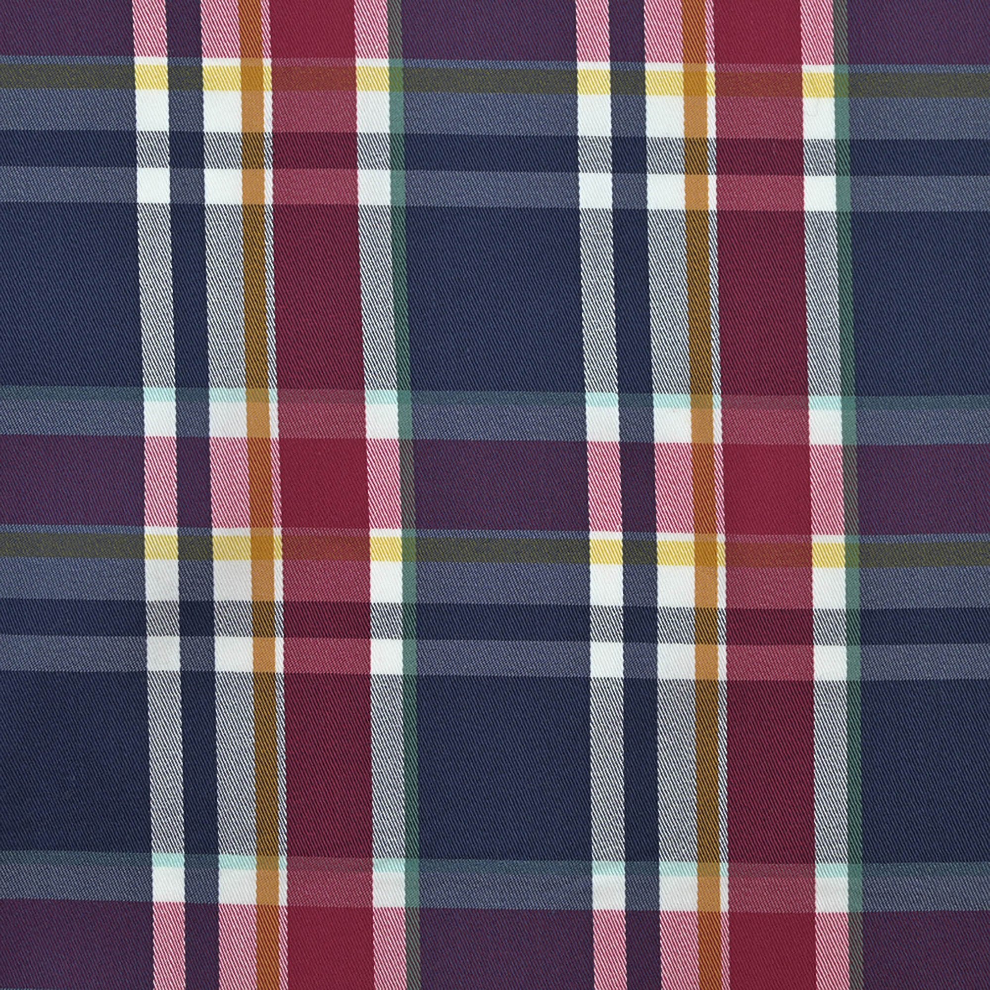 Multicolor Poplin Plaid Fabric 99057