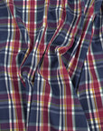 Multicolor Poplin Plaid Fabric 99057