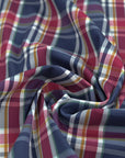 Multicolor Poplin Plaid Fabric 99057