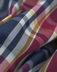 Multicolor Poplin Plaid Fabric 99057